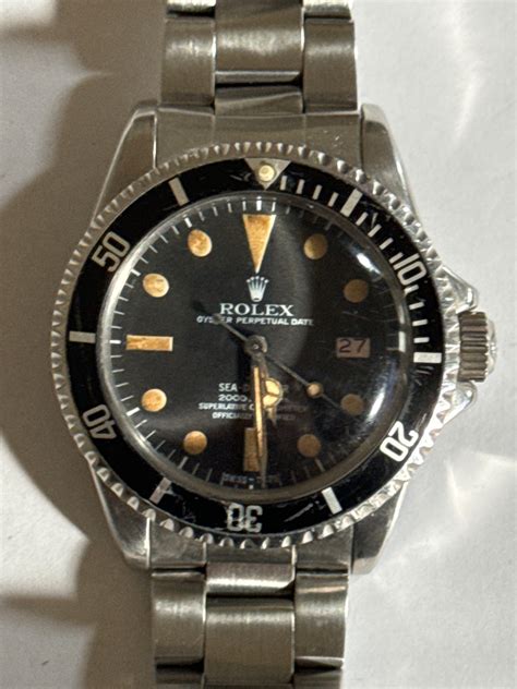 Rolex Sea Dweller 1665 Case Back 1.72 Stamped 